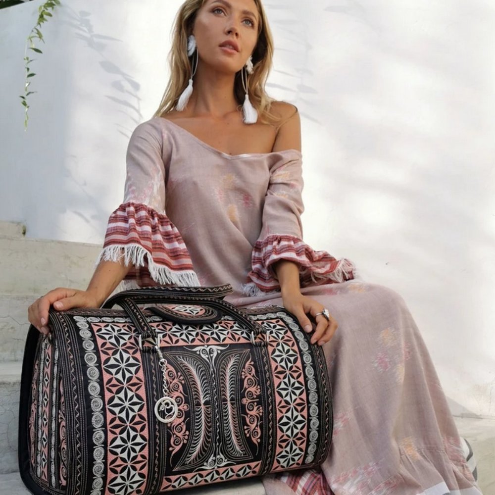Weekend Getaway Handmade Bag - Gusi Weekender Bag